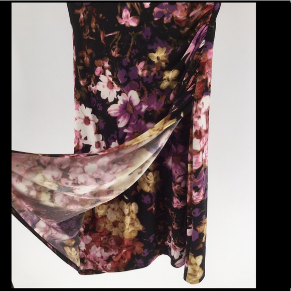 Ralph Lauren floral faux wrap, empire waist s/6 - Picture 9 of 11